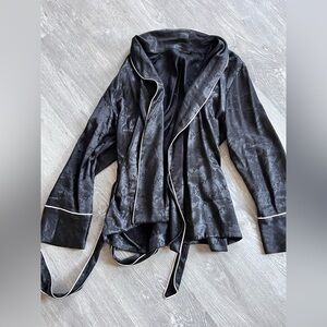 Elegant Black Victoria Secret Robe